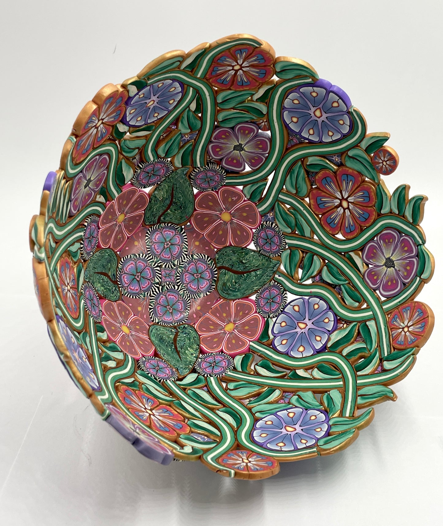 Polymer clay bowl