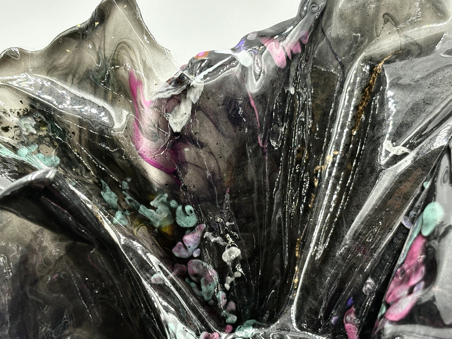 Black Resin Bowl