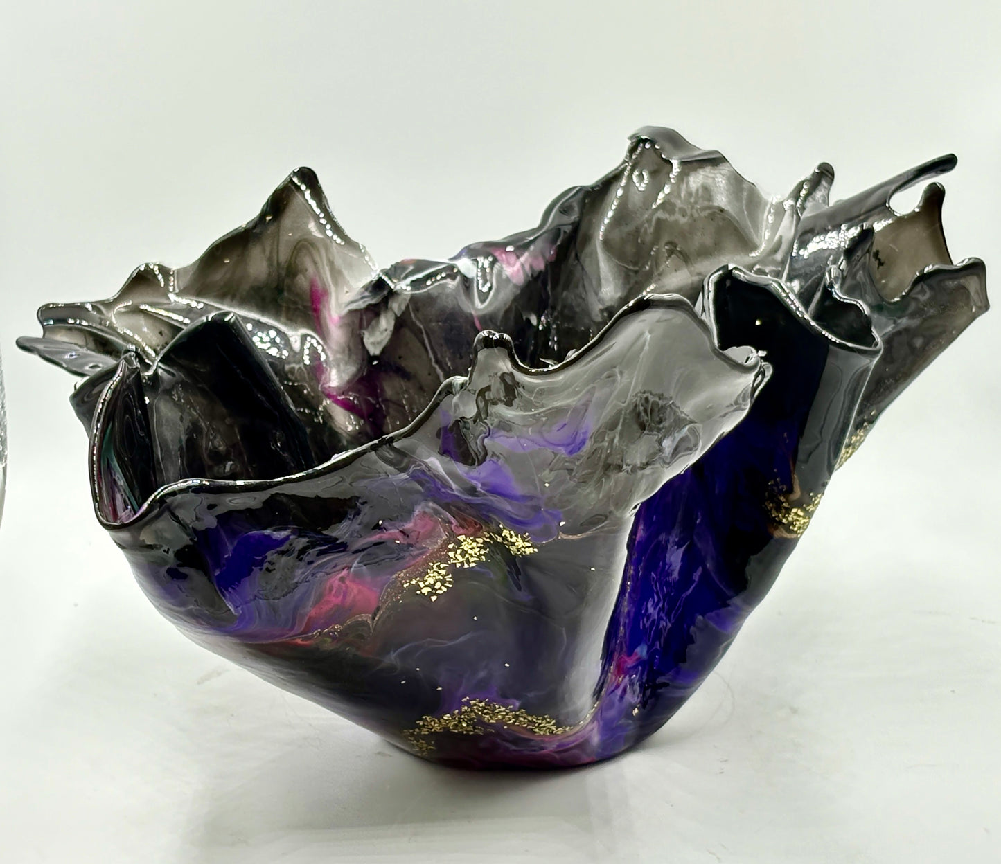 Black Resin Bowl