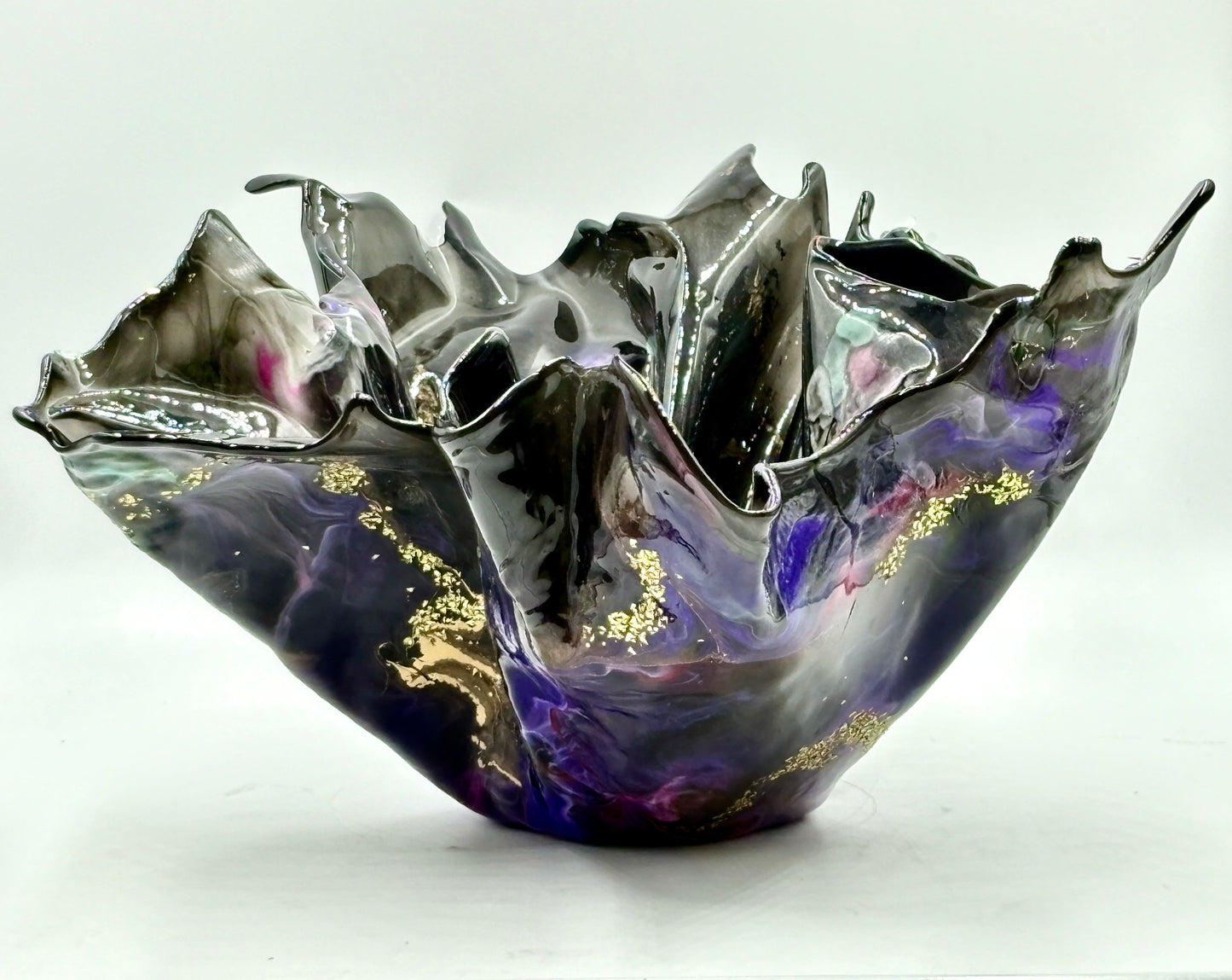 Black Resin Bowl