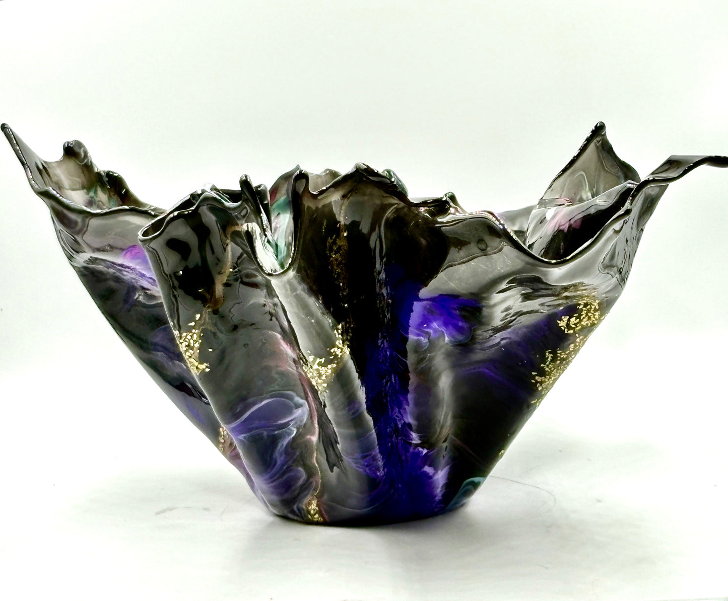 Black Resin Bowl