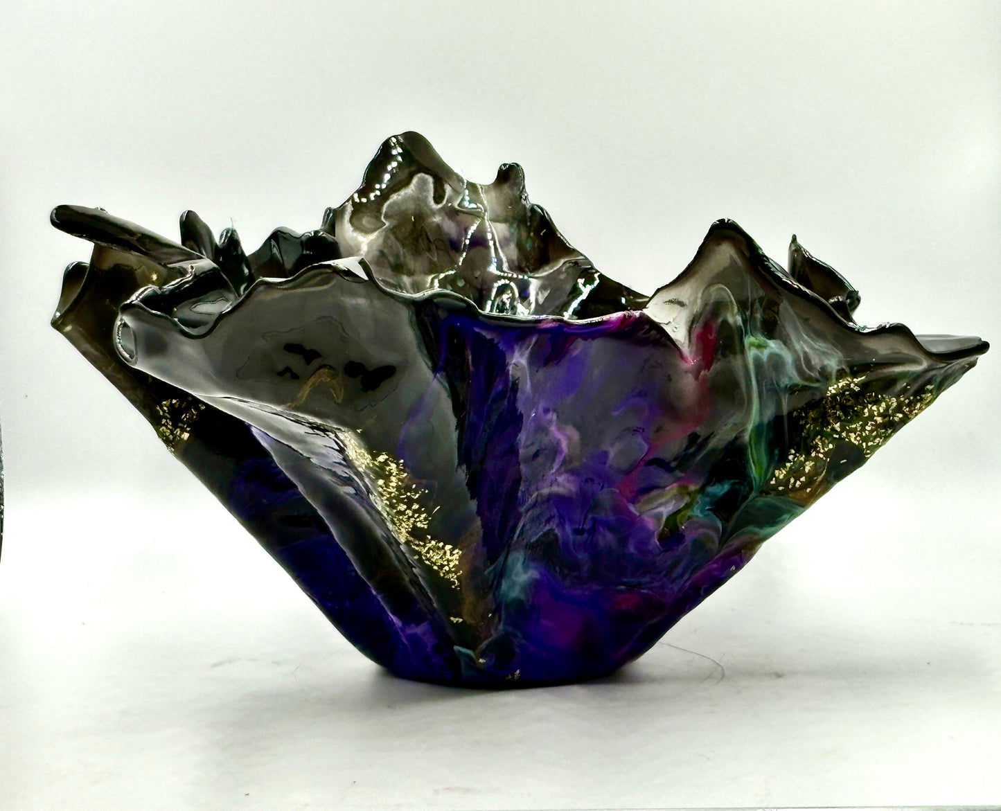 Black Resin Bowl