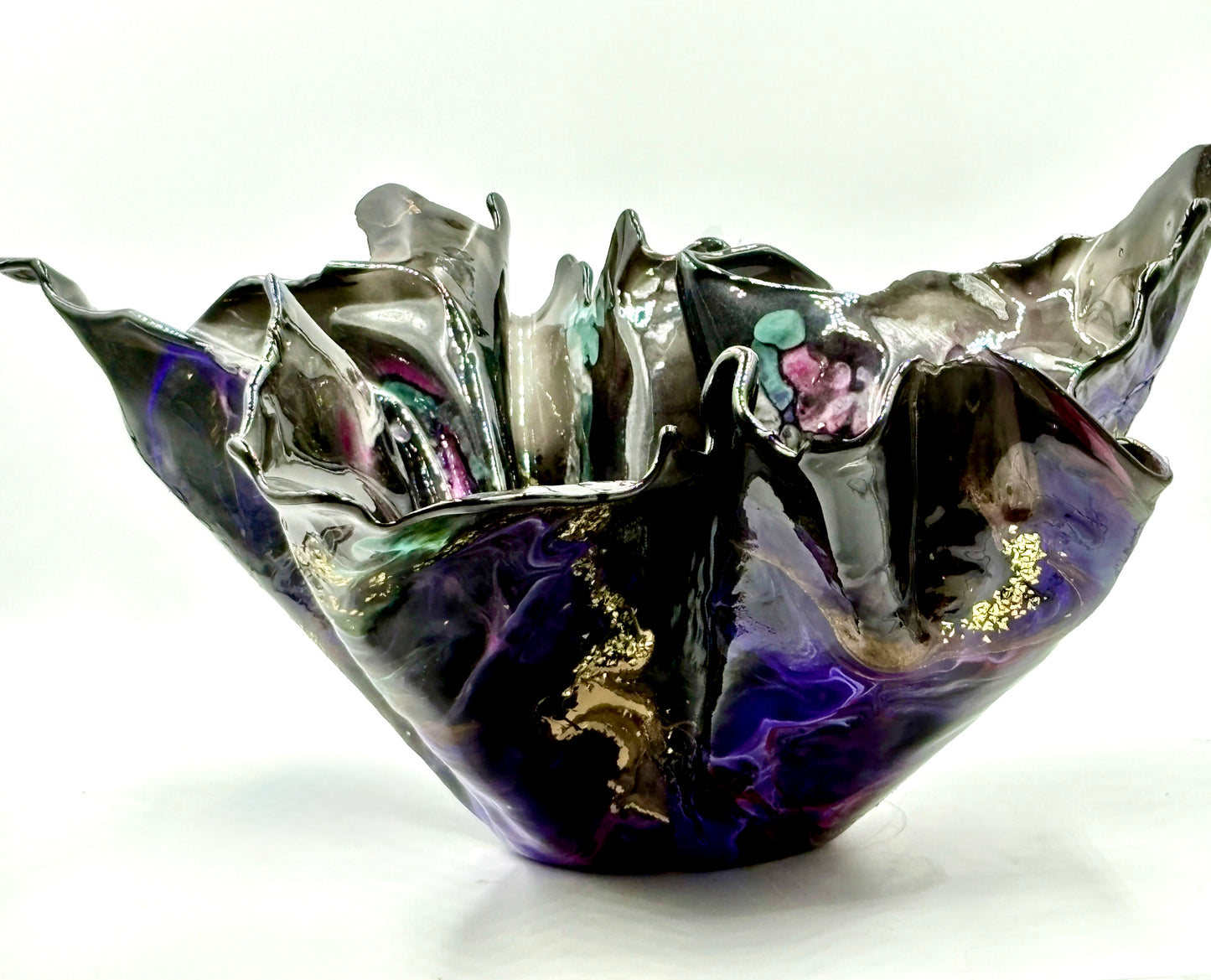 Black Resin Bowl