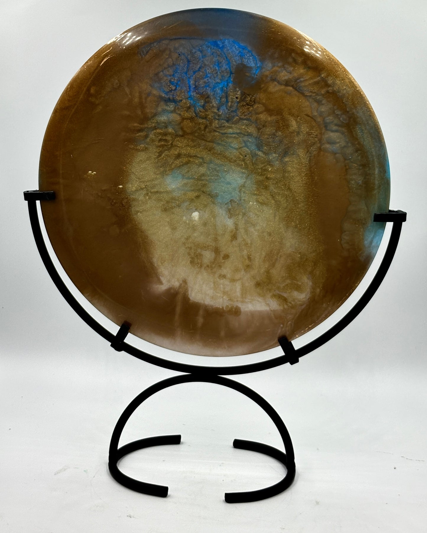10' Round Resin "Ocean" disk on stand (Copy)