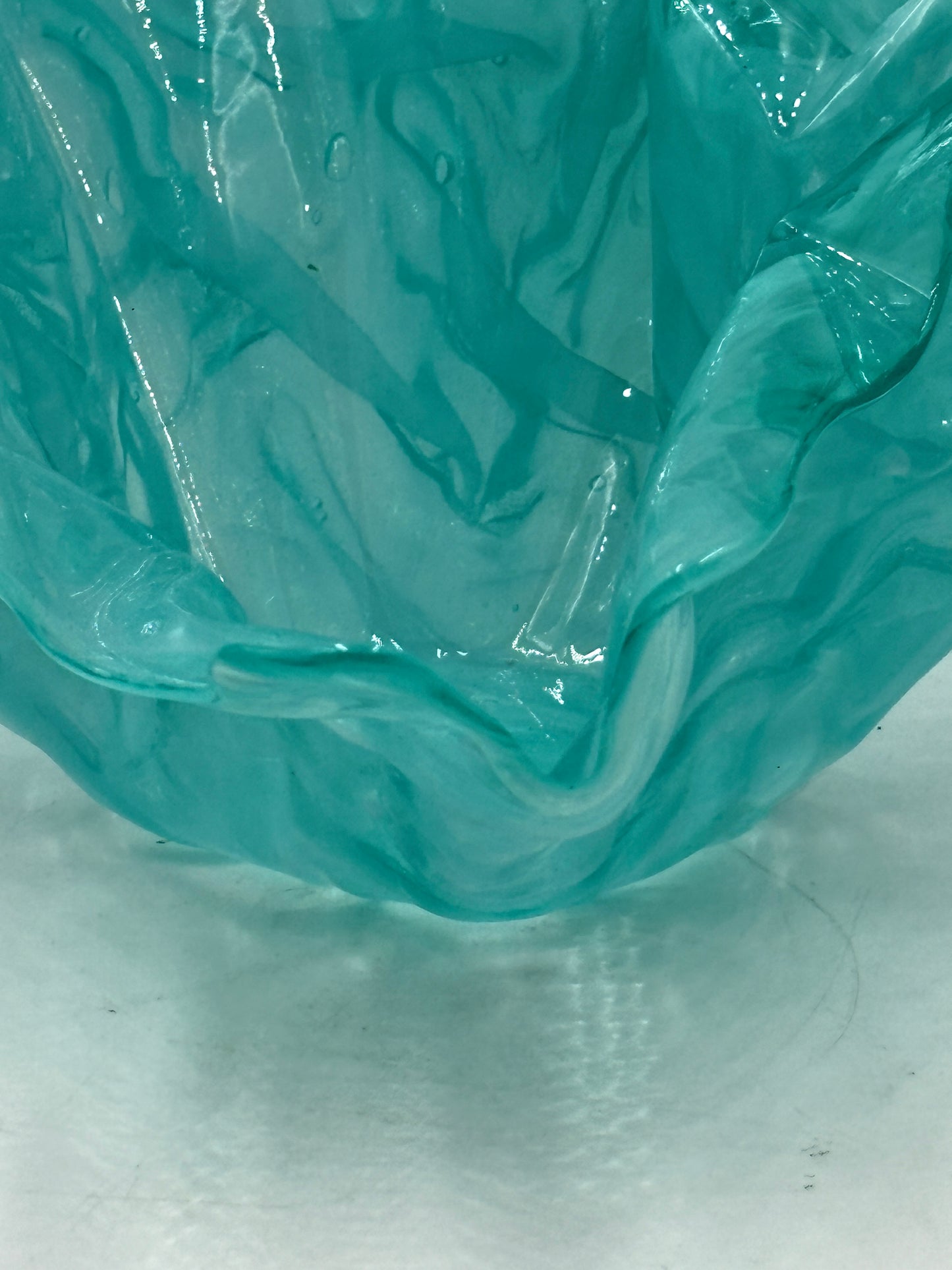 Blue resin "Ocean" bowl