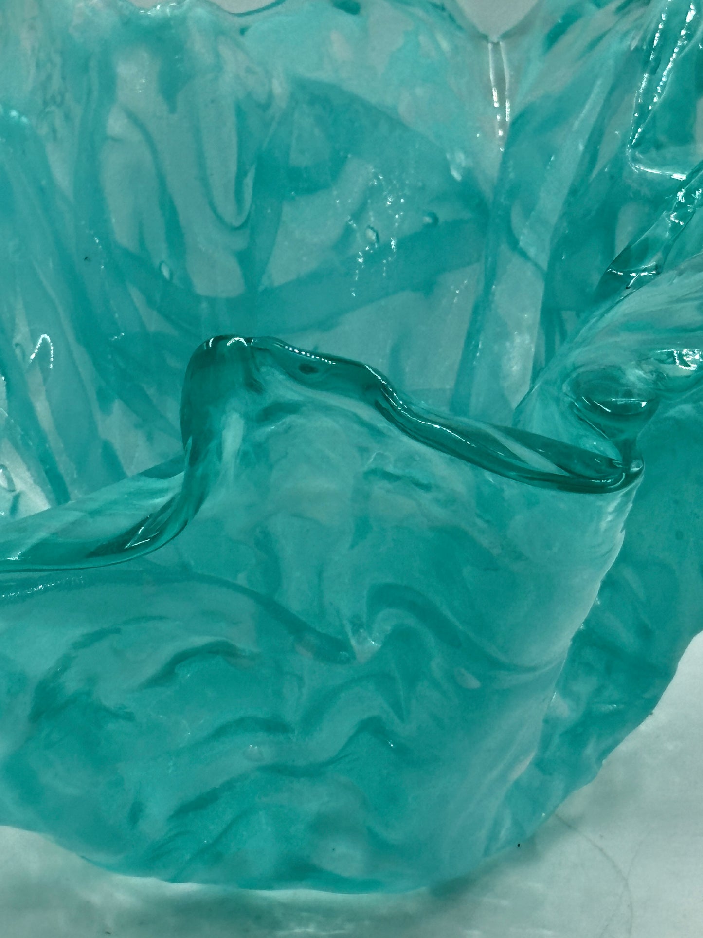 Blue resin "Ocean" bowl