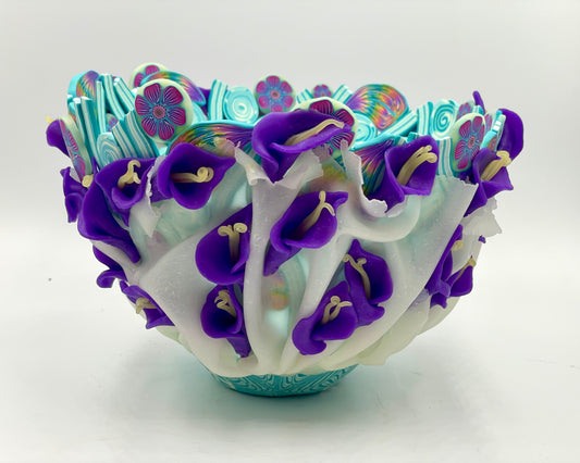 Purple Calla Lily Bowl
