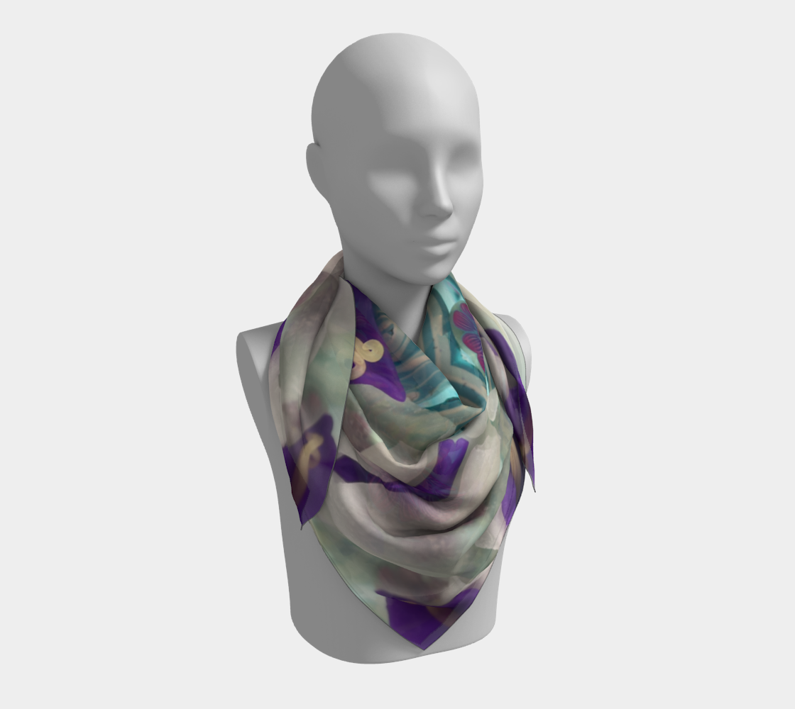 purple cala lily bag