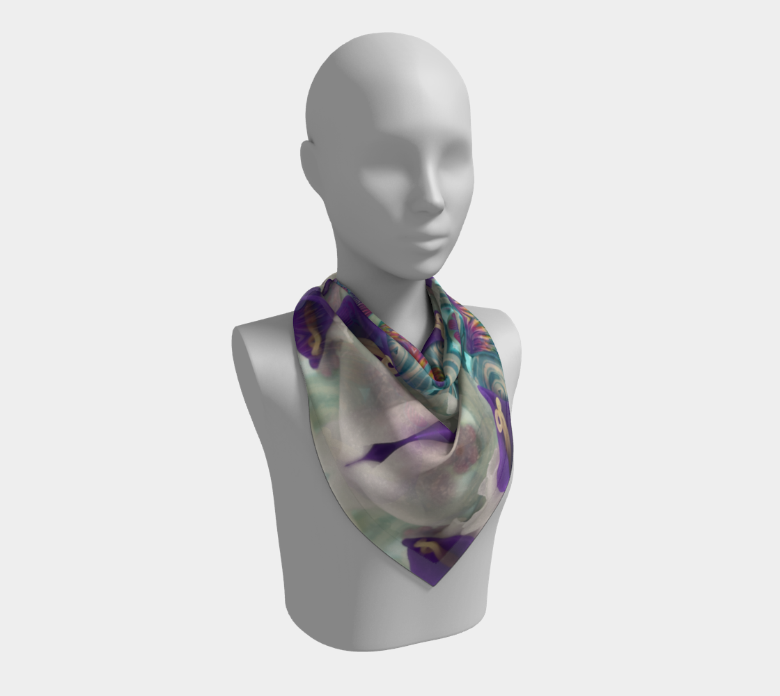 purple cala lily bag