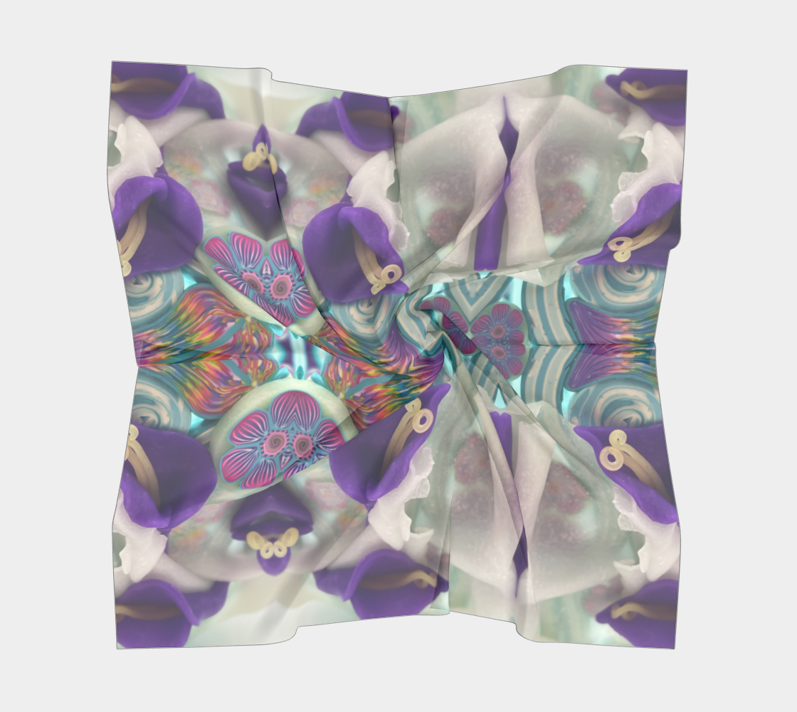 purple cala lily bag