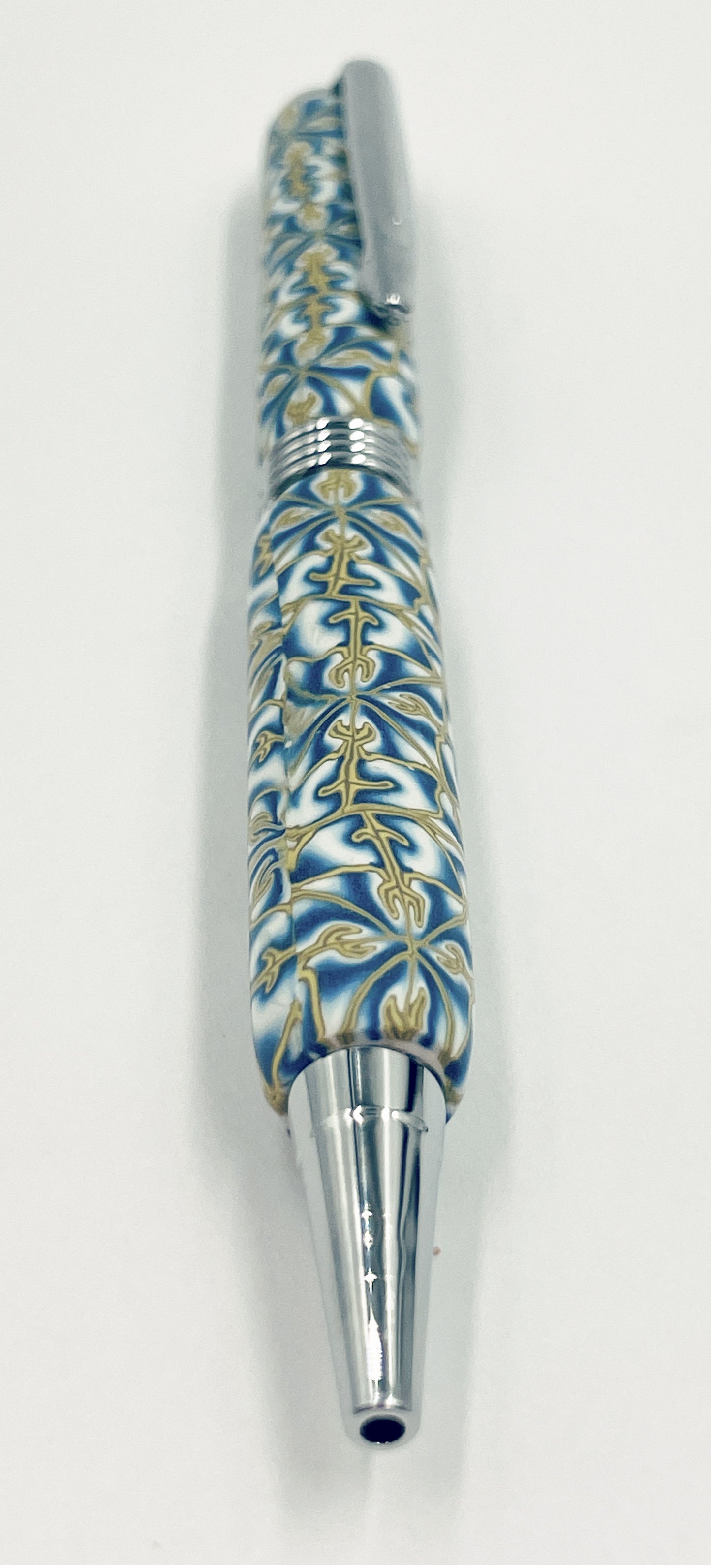 Polymer clay covered twist pen