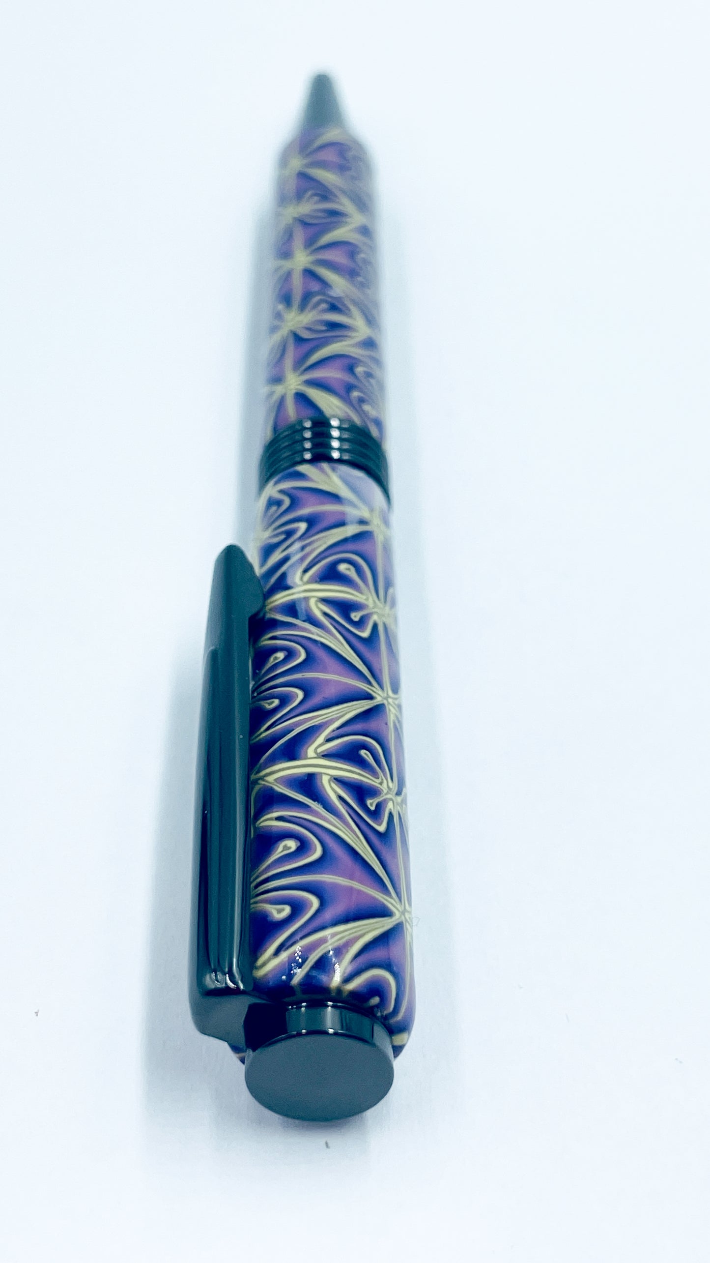 Polymer clay covered twist pen