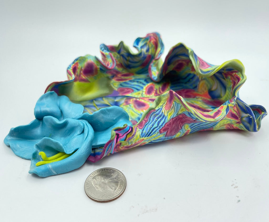 Small whimsical organically shapped bowl
