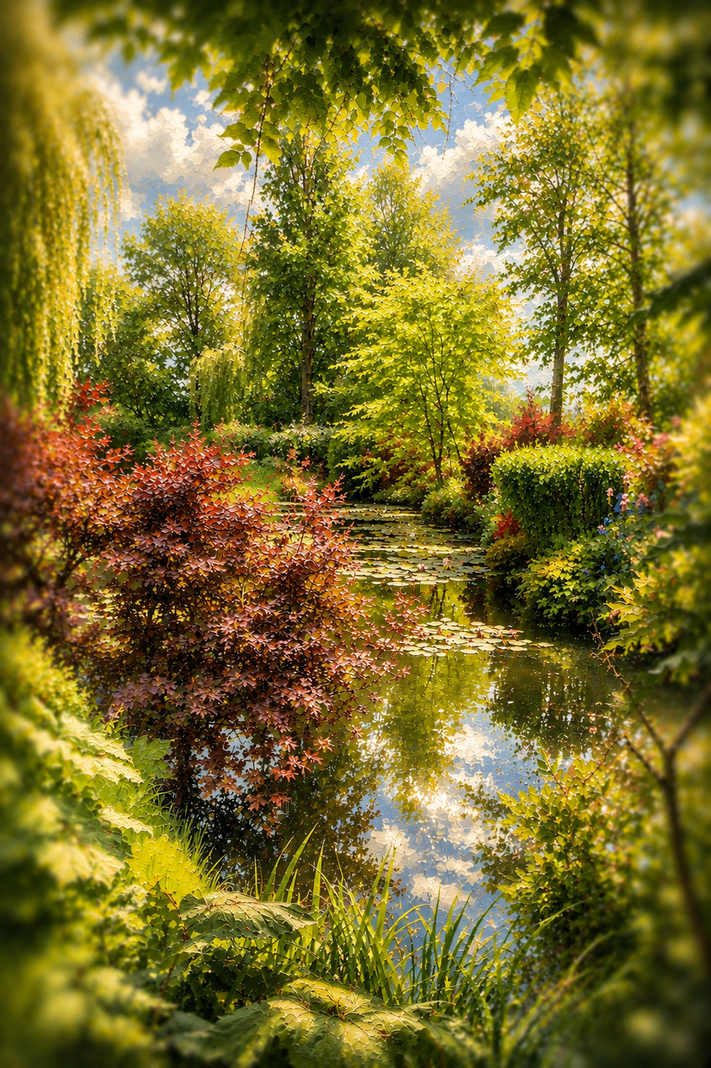 Giverny Memories •  Art Keepsake Notecard Collection • Handmade Linen Stationery • Original Photography