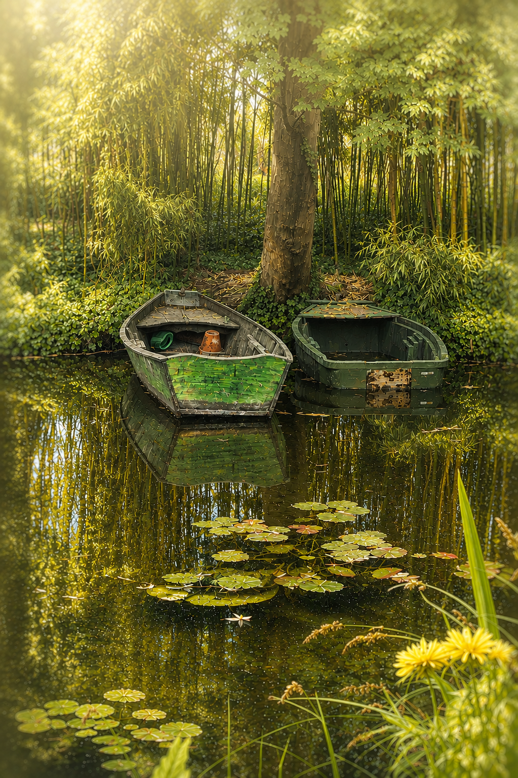 Giverny Memories •  Art Keepsake Notecard Collection • Handmade Linen Stationery • Original Photography