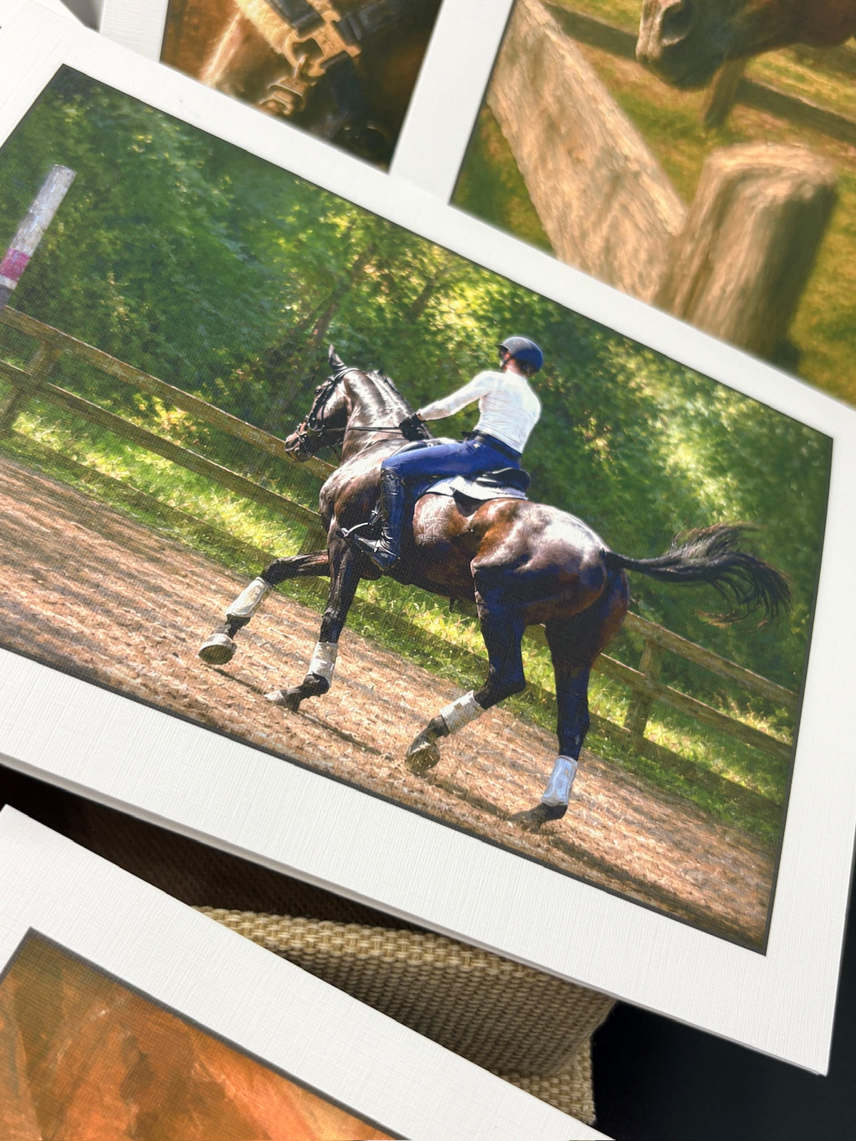 The Sporting Horse-Art Linen Card Collection in Keepsake Box (Copy)