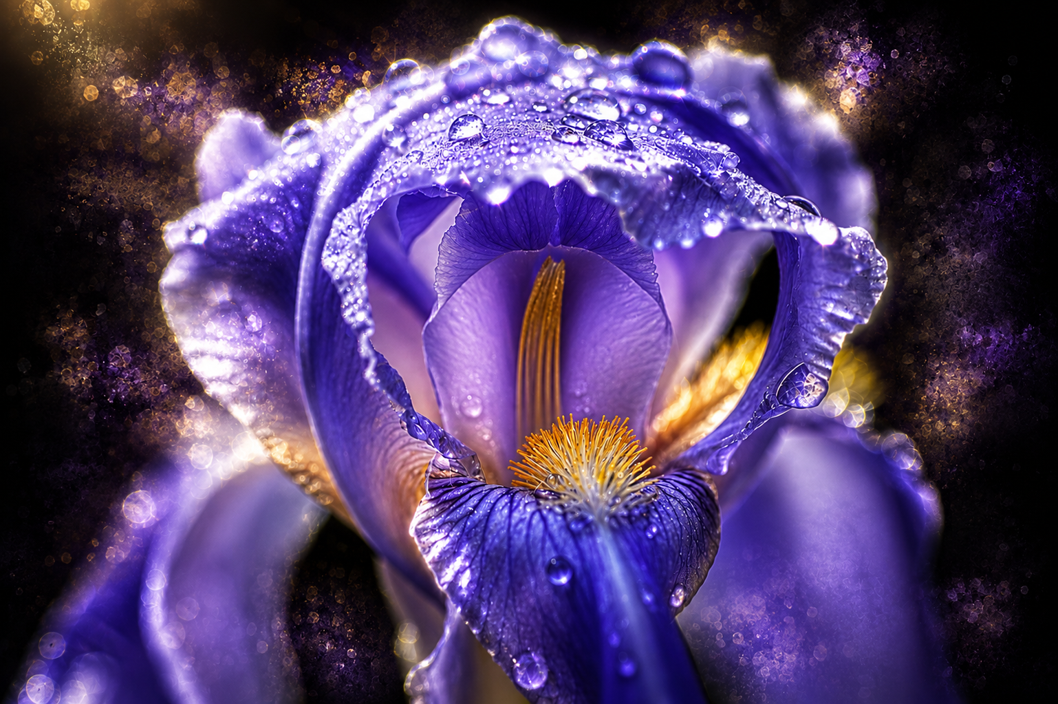 Iris Nocturne | Fine Art Photography Notecards in Keepsake box