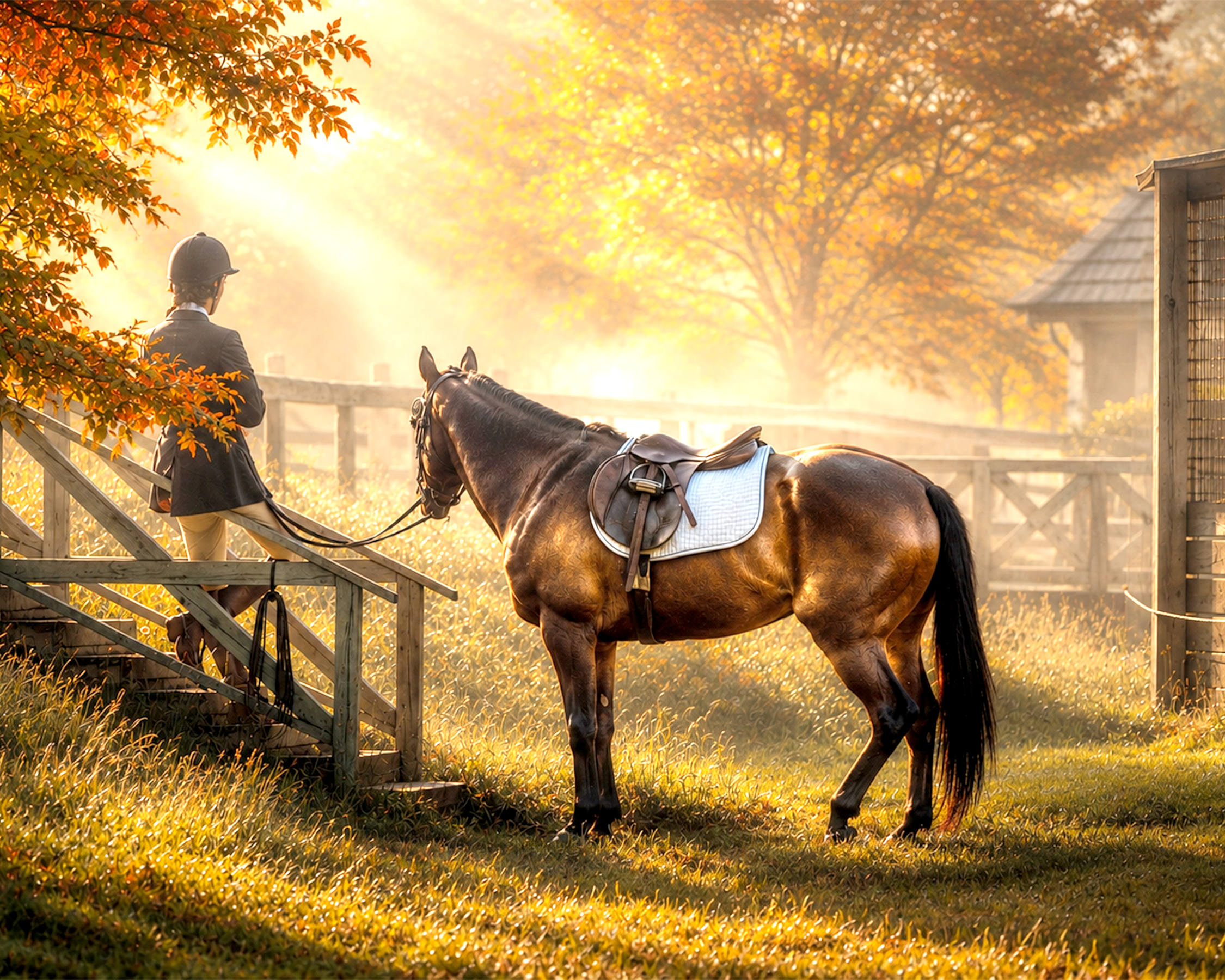 The Sporting Horse-Art Linen Card Collection in Keepsake Box (Copy)