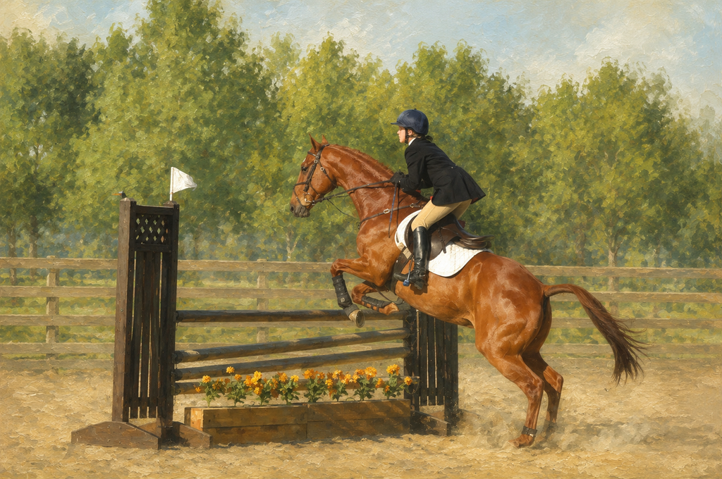 The Sporting Horse-Art Linen Card Collection in Keepsake Box (Copy)