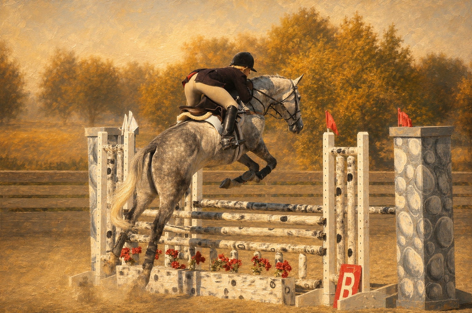 The Sporting Horse-Art Linen Card Collection in Keepsake Box (Copy)