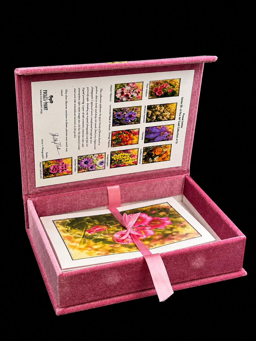 Flower Series •  Art Keepsake Notecard Collection • Handmade Linen Stationery • Original Photography