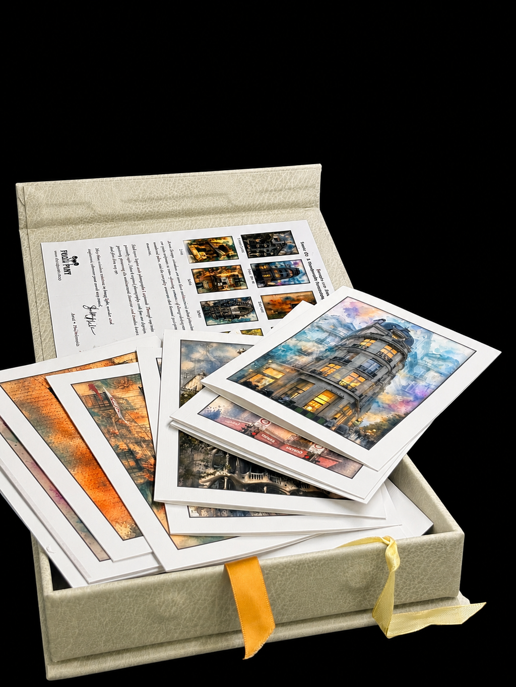 European Windows•  Art Keepsake Notecard Collection • Handmade Linen Stationery • Original Photography
