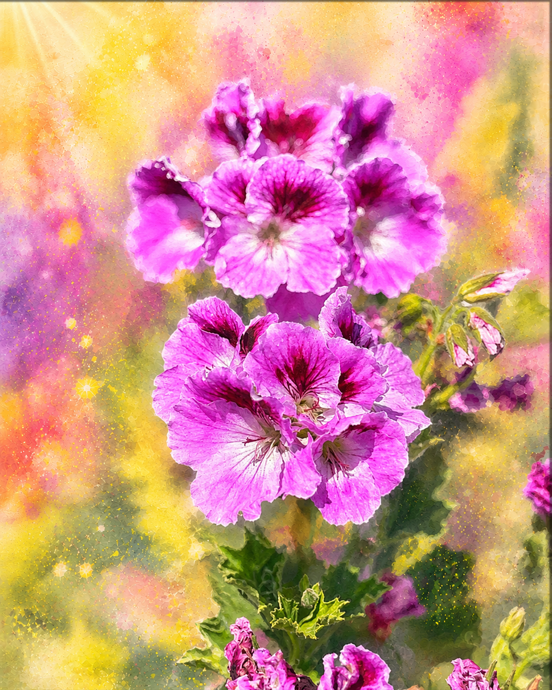Flower Series •  Art Keepsake Notecard Collection • Handmade Linen Stationery • Original Photography
