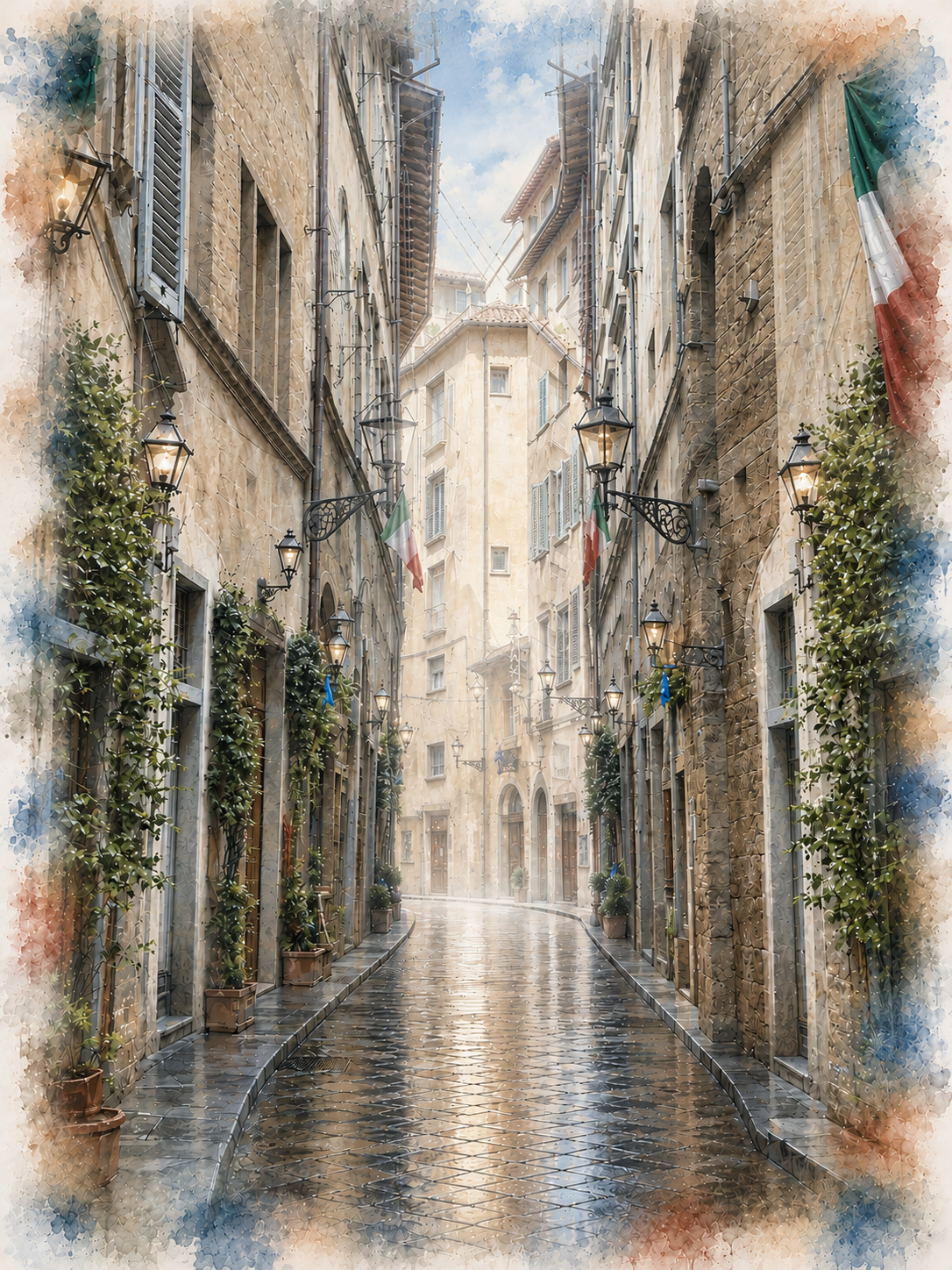 European Passageways Art Keepsake Notecard Collection | Handmade Linen Stationery | Original Photography