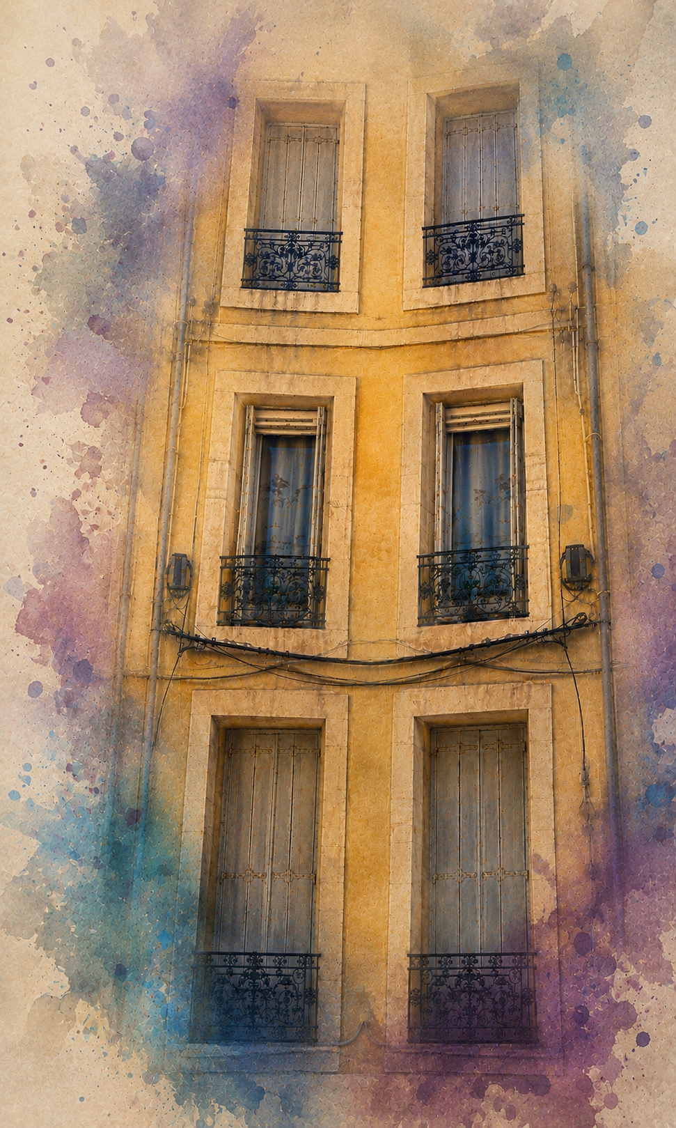 European Windows•  Art Keepsake Notecard Collection • Handmade Linen Stationery • Original Photography
