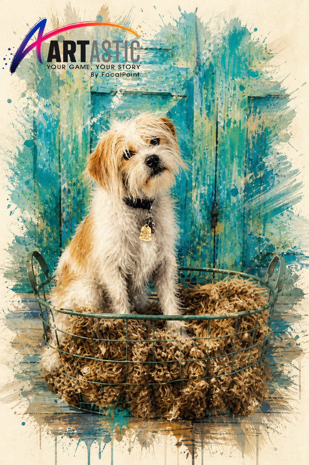 Artastic by FocalPoint Custom Pet Portraits | Watercolor Painterly Pet Art