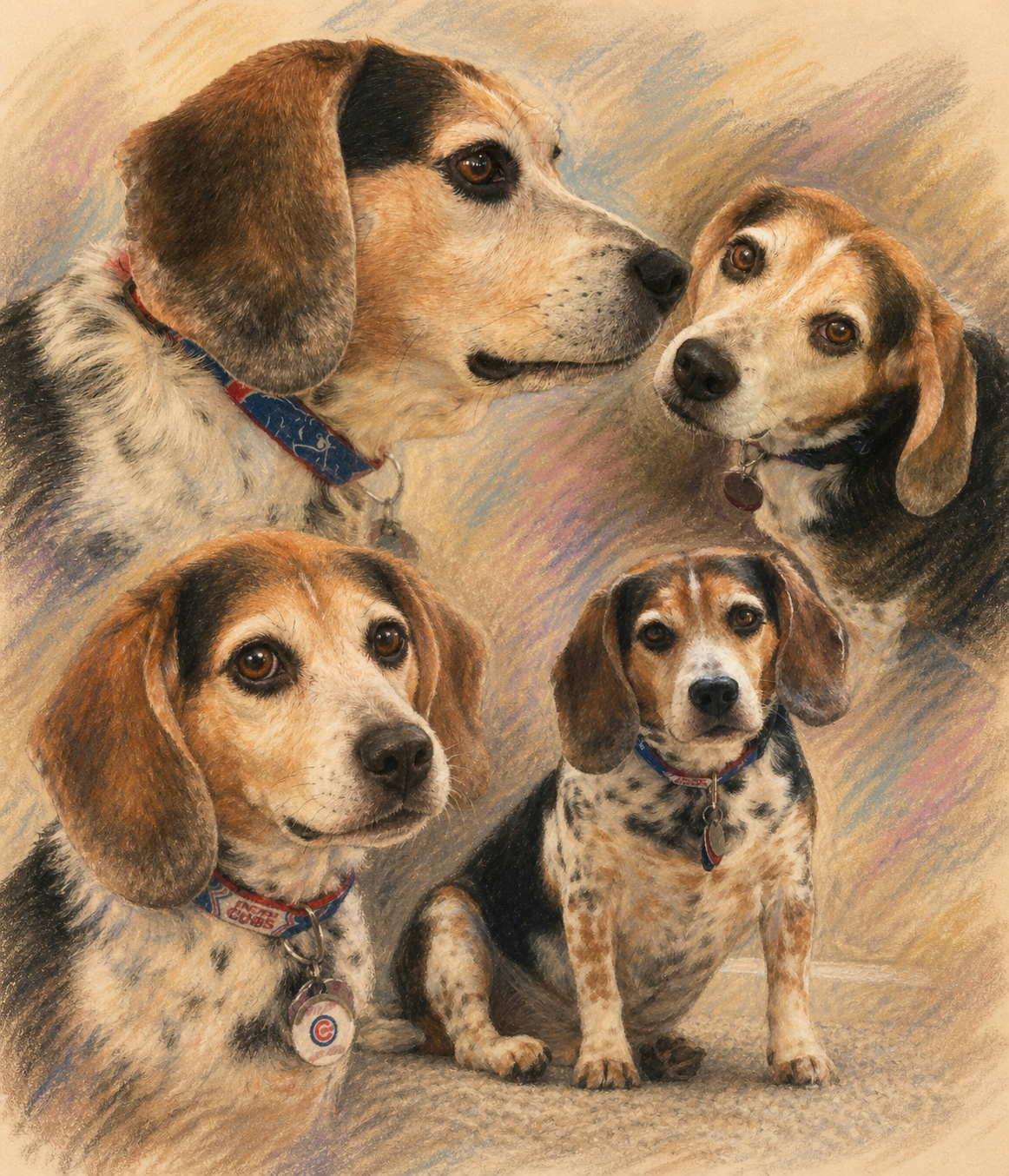 Artastic by FocalPoint Custom Pet Portraits | Watercolor Painterly Pet Art