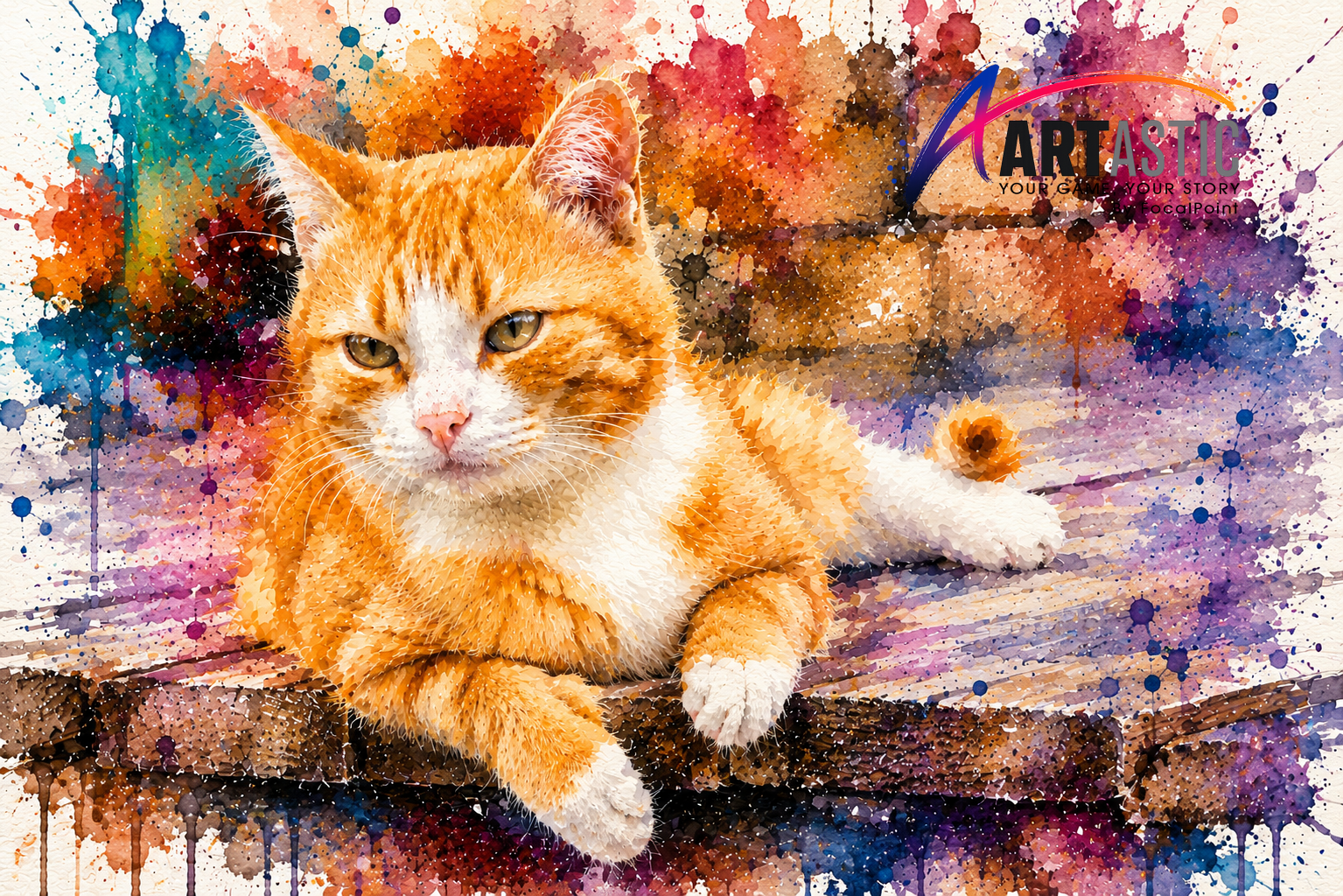 Artastic by FocalPoint Custom Pet Portraits | Watercolor Painterly Pet Art