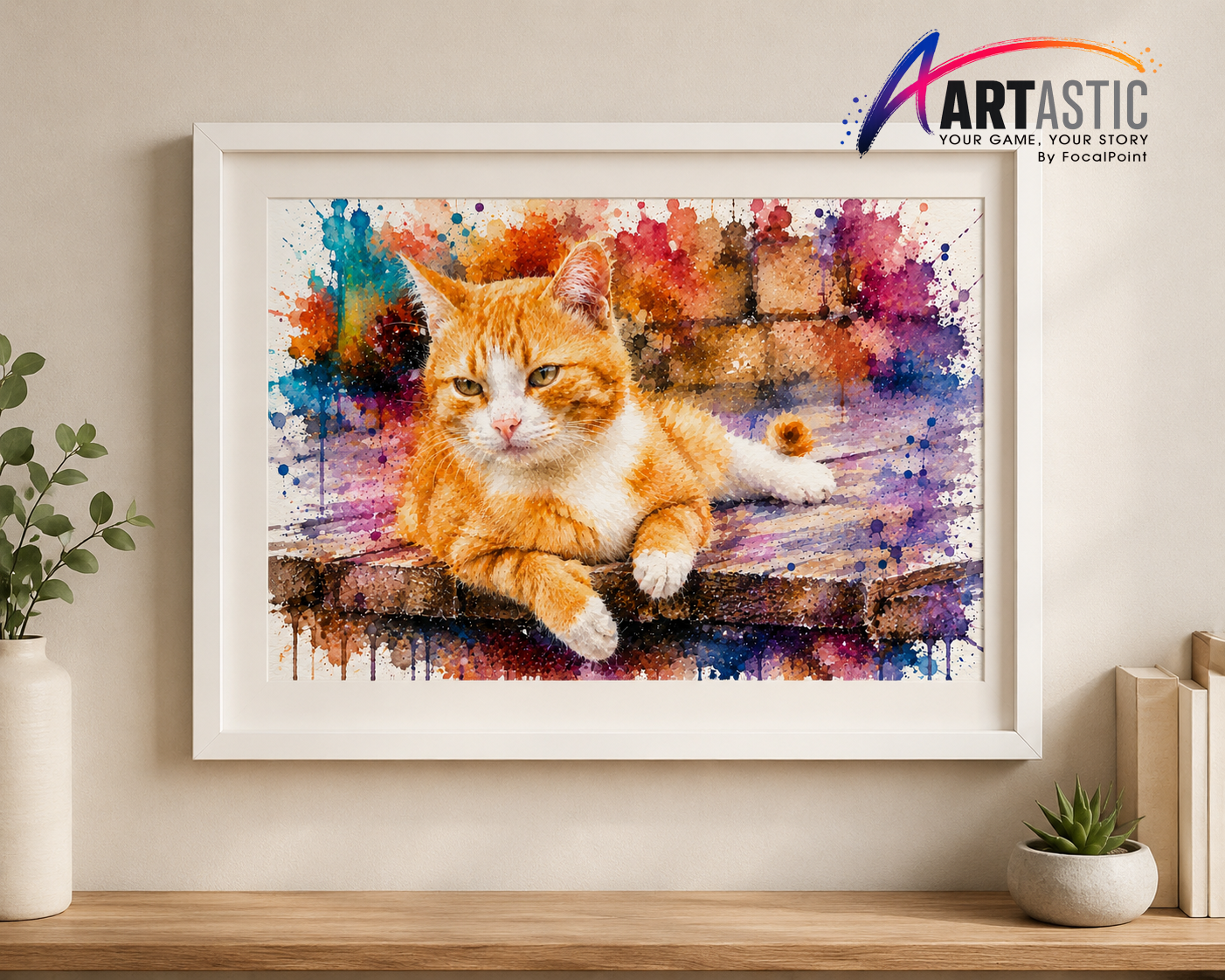 Artastic by FocalPoint Custom Pet Portraits | Watercolor Painterly Pet Art