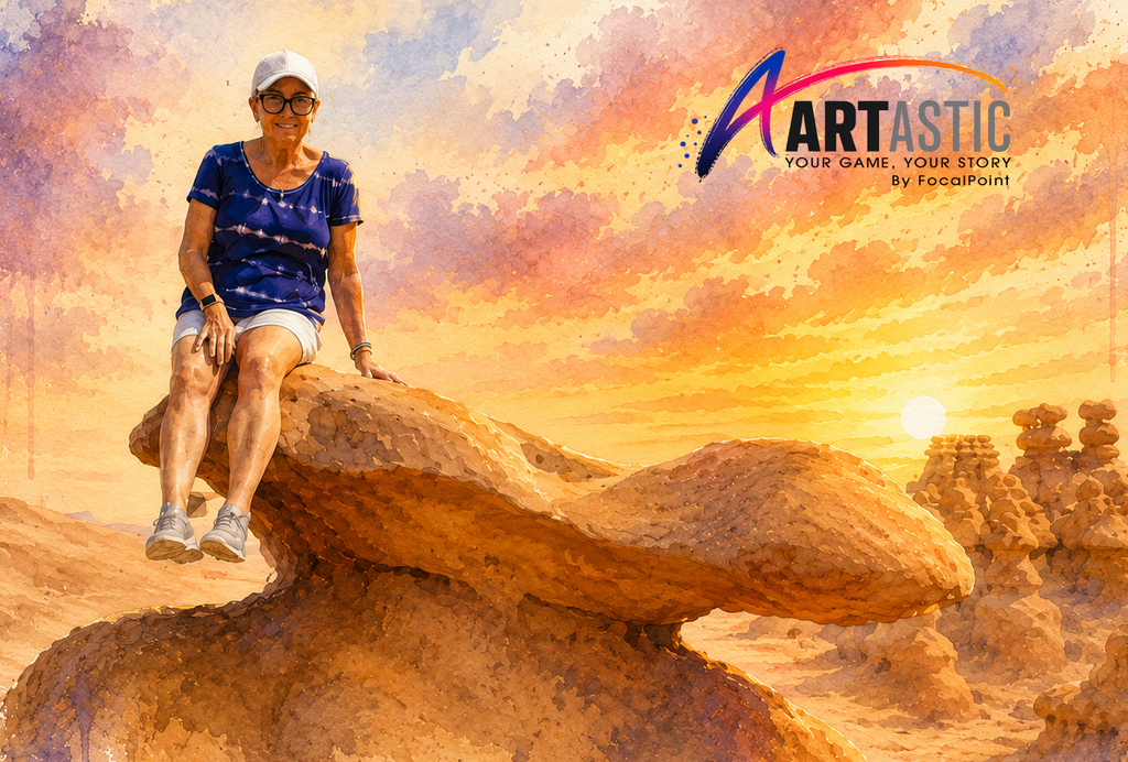Artastic by FocalPoint Custom Family Portrait – Composite Art from Memories, Pastel or Charcoal Style