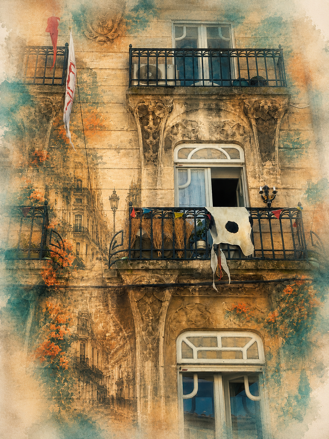 European Windows•  Art Keepsake Notecard Collection • Handmade Linen Stationery • Original Photography