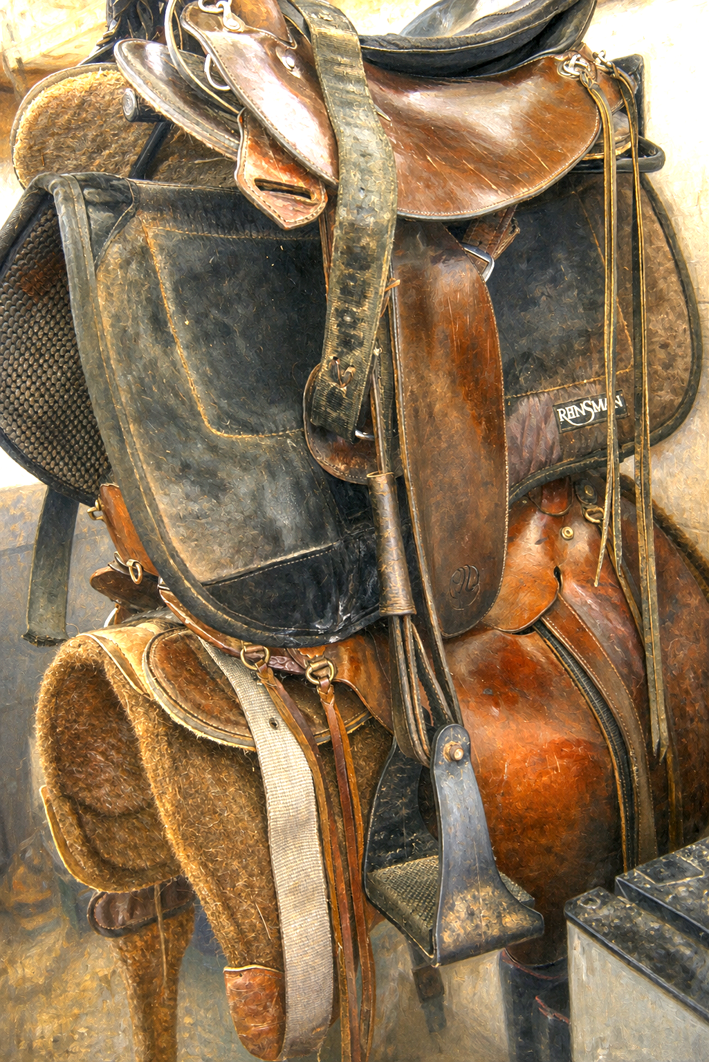 The Sporting Horse Fine-Art Linen Card Collection in Keepsake Box