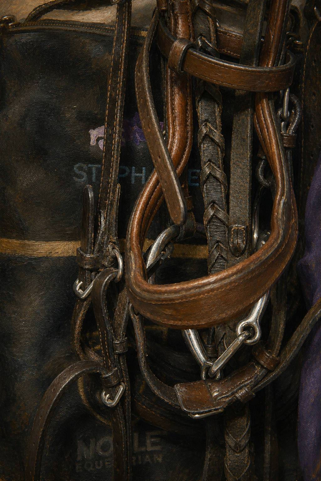 The Sporting Horse Fine-Art Linen Card Collection in Keepsake Box