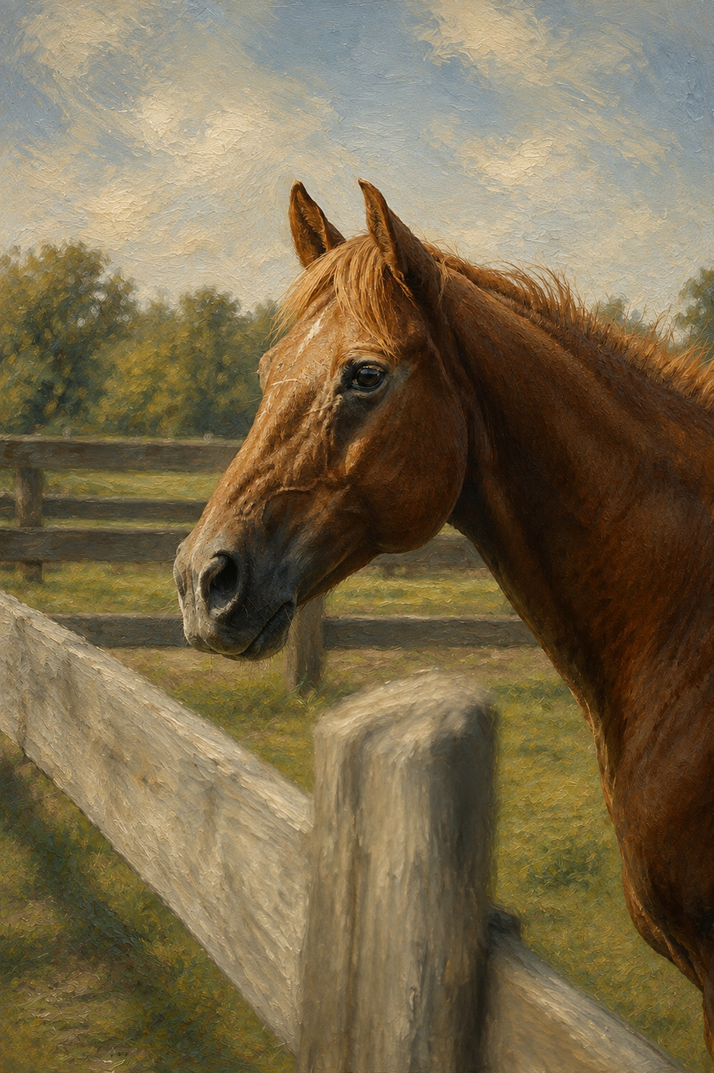 The Sporting Horse-Art Linen Card Collection in Keepsake Box (Copy)