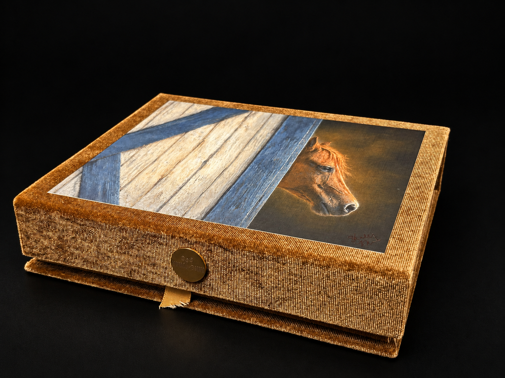 The Sporting Horse Fine-Art Linen Card Collection in Keepsake Box