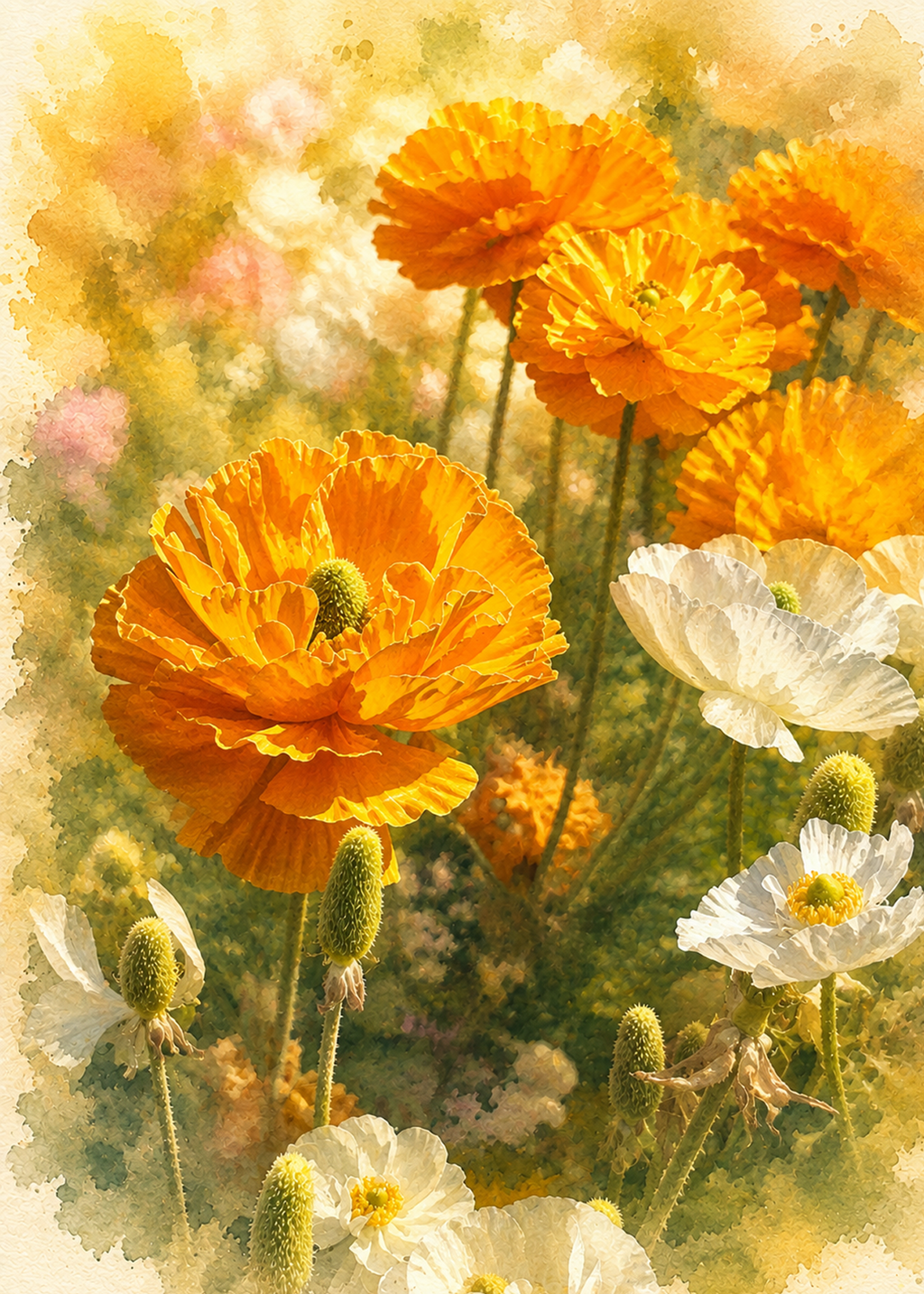 Flower Series •  Art Keepsake Notecard Collection • Handmade Linen Stationery • Original Photography