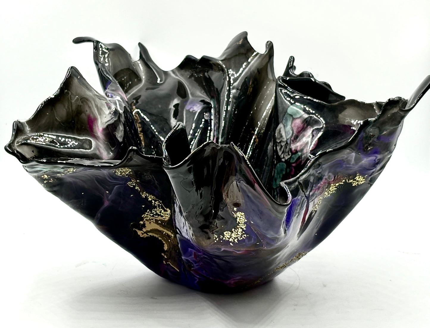 Black Resin Bowl