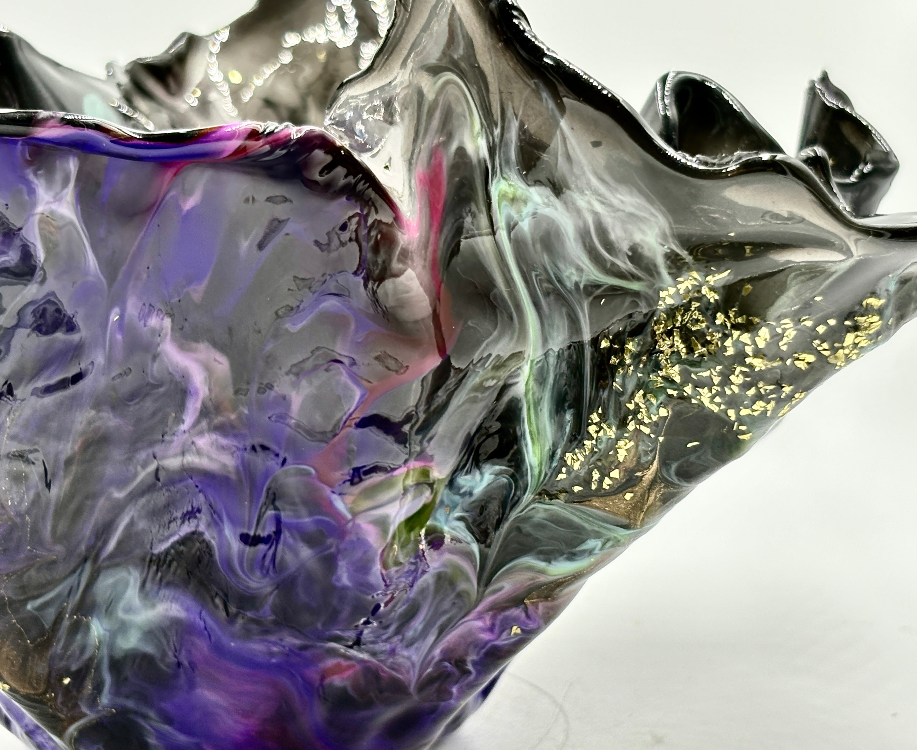 Black Resin Bowl