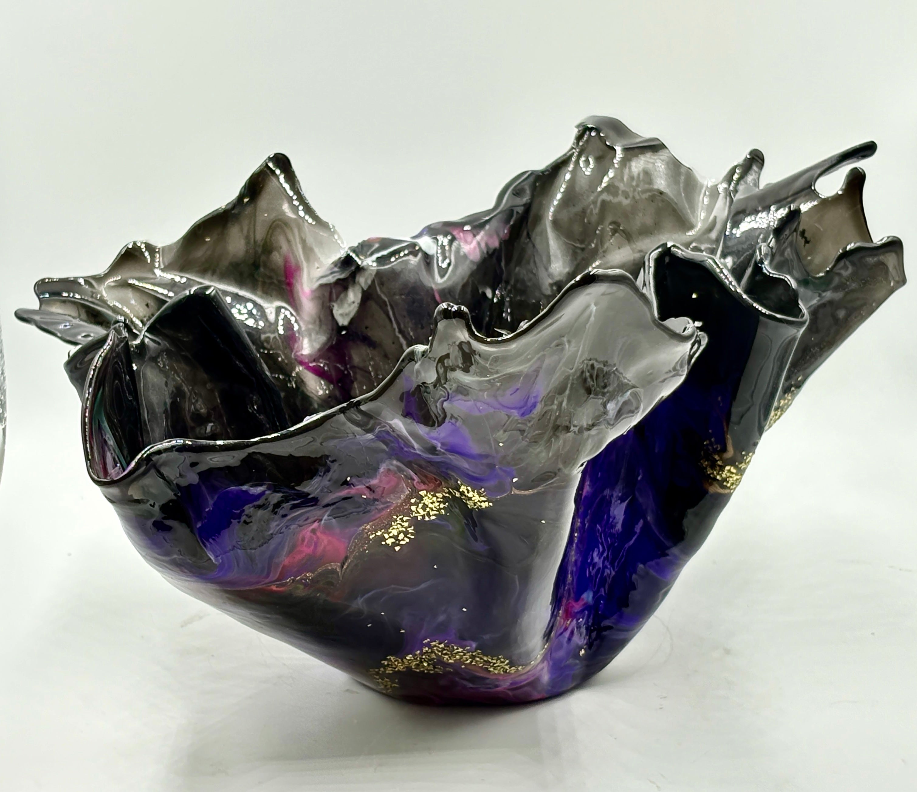 Black Resin Bowl
