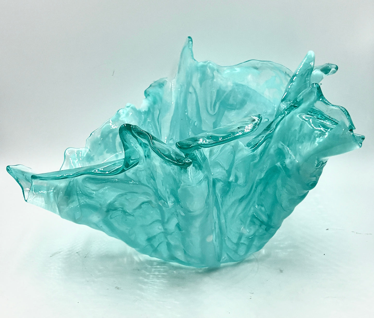Blue resin "Ocean" bowl