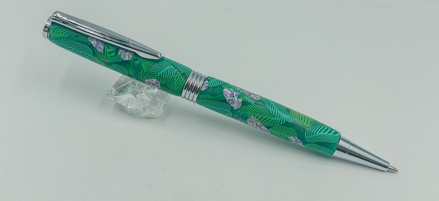 Trimline Polymer clay covered twist pen