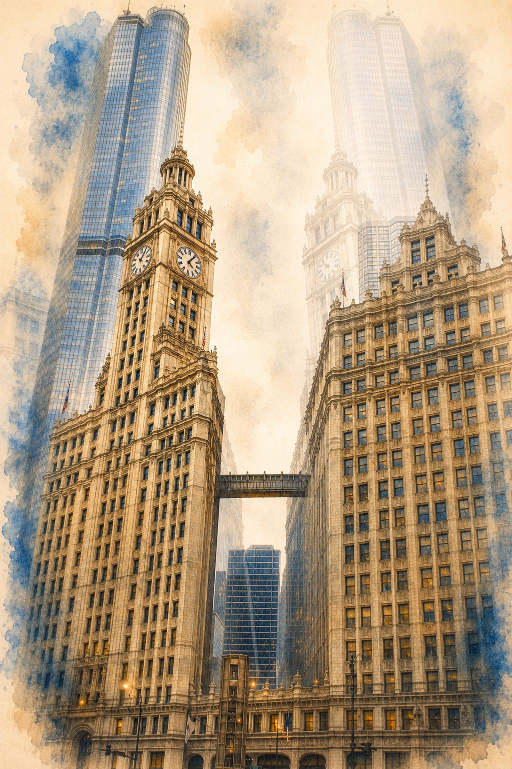 Chicago Highlights •  Art Keepsake Notecard Collection • Handmade Linen Stationery • Original Photography