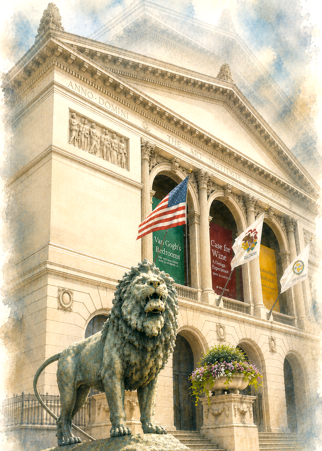 Chicago Highlights •  Art Keepsake Notecard Collection • Handmade Linen Stationery • Original Photography