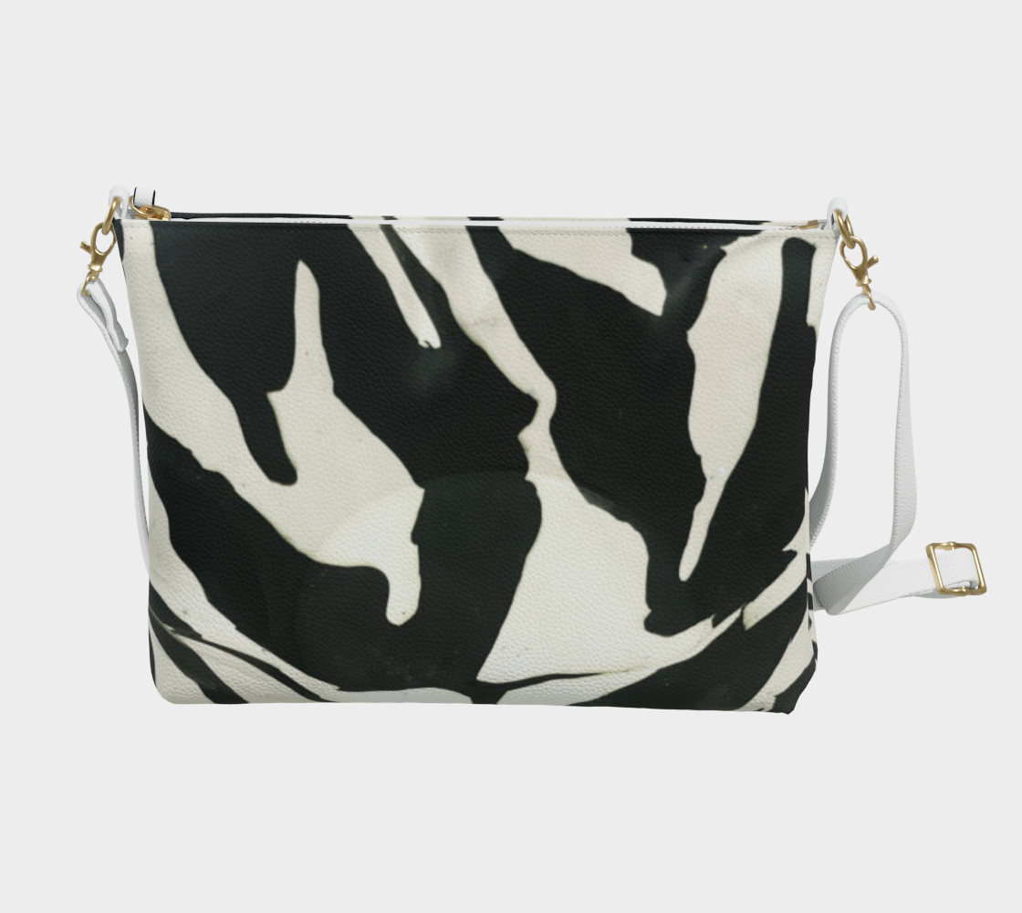 Zebra cross body bag