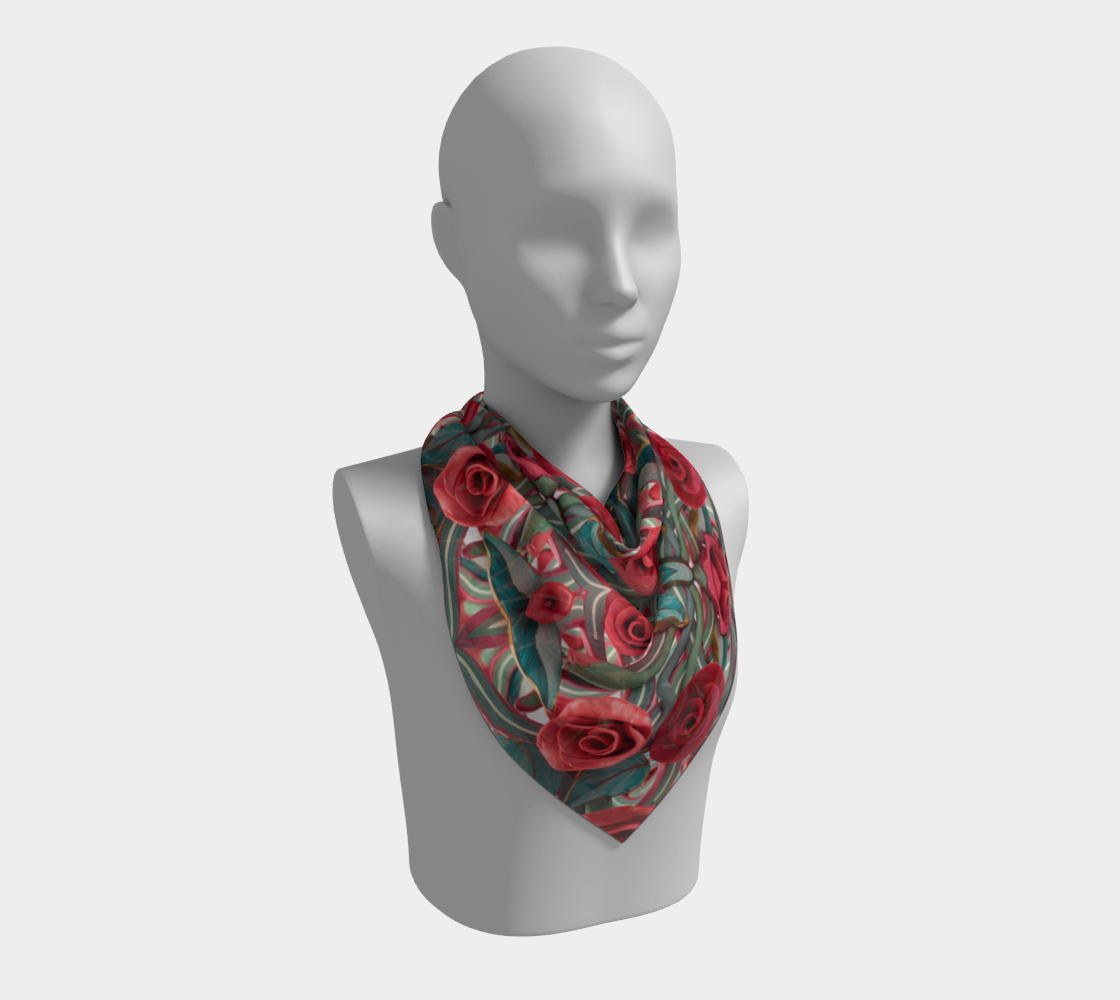 Rose bowl square Scarf