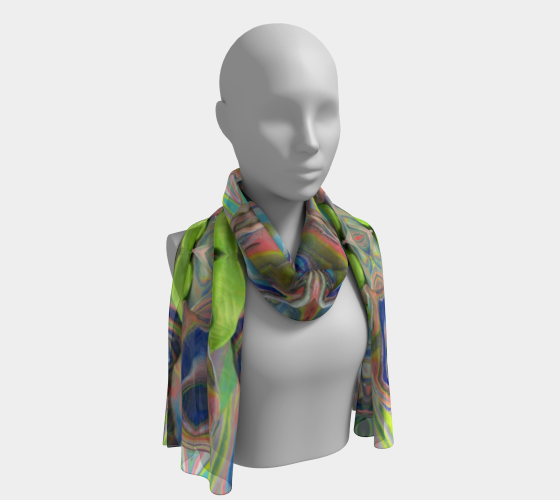 Freeform long scarf